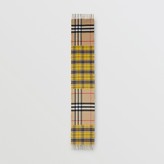 Thumbnail for your product : Burberry Contrast Check Cashmere Merino Wool Jacquard Scarf