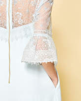 Thumbnail for your product : Ted Baker RAECHAL Lace peplum sleeve dress
