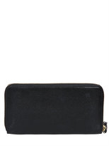 Thumbnail for your product : Anya Hindmarch Eyes Embossed Leather Zip Around Wallet