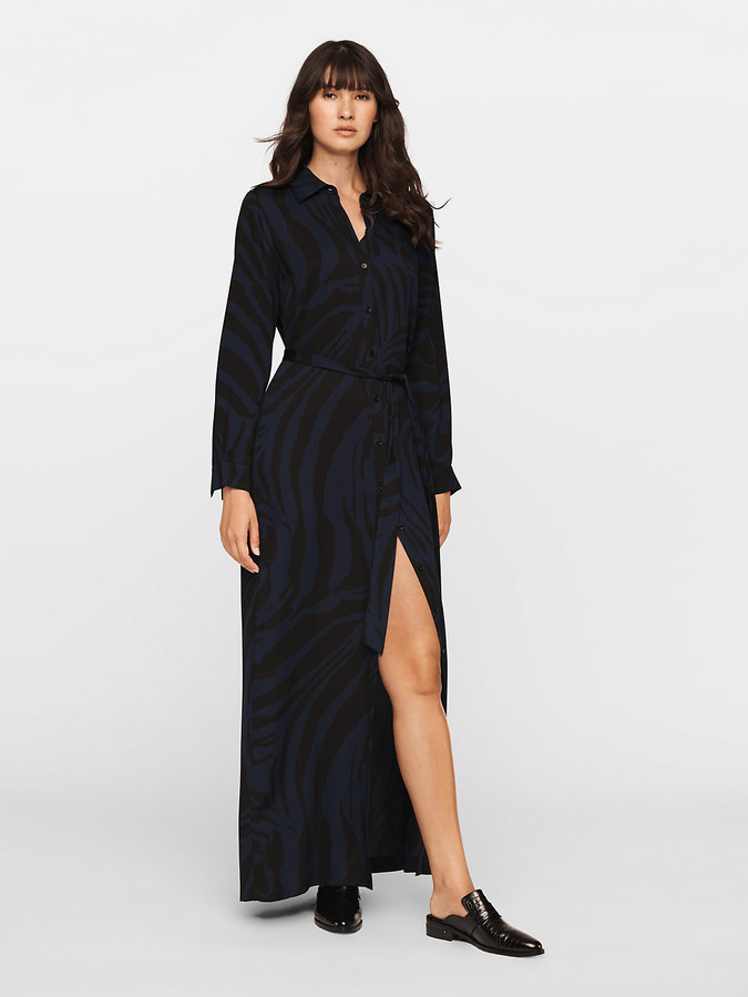 moira jacquard wrap dress