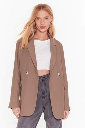 BEIGE Nasty GalNasty Gal Womens Fancy Meeting You Here Oversized Blazer L, BEIGE Nasty GalNasty Gal Womens Fancy Meeting You Here Oversized Blazer L,