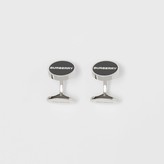 Thumbnail for your product : Burberry Logo Detail Palladium-plated Cufflinks