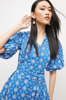 Thumbnail for your product : Karen Millen Contrast Cotton Broderie Belted Mini Dress