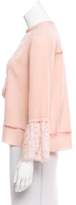 Thumbnail for your product : Rachel Zoe Lace-Trimmed Long Sleeve Top