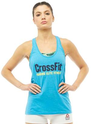 Reebok Womens CrossFit Graphic Tank Wild Blue
