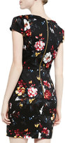 Thumbnail for your product : French Connection Gardini Floral-Print Sateen Dress