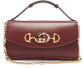 Thumbnail for your product : Gucci Zumi Mini Leather Cross-body Bag - Burgundy
