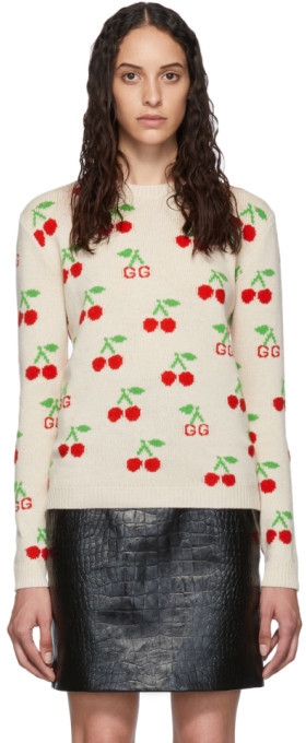 gucci sweater cherry