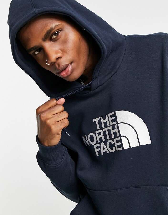 The North Face Drew Peak hoodie in navy - ShopStyle