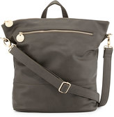 Thumbnail for your product : Neiman Marcus Tumbled Faux-Leather Convertible Bucket Backpack, Charcoal