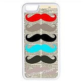 Thumbnail for your product : CellPowerCases CellPowerCasesTM Mustache Dictionary Page iPhone 6 (4.7) Protective V1 White Case
