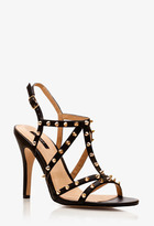 Thumbnail for your product : Forever 21 Leather-Lined Spike Gladiator Heels
