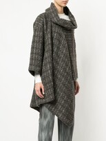Thumbnail for your product : Issey Miyake Pre-Owned Plaid Knitted Coat