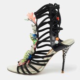 Thumbnail for your product : Sophia Webster Multicolor Suede and Leather Lilico Underwater Ankle Wrap Sandals Size 42