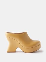 Thumbnail for your product : Loewe Terra 100 Leather Platform Clogs