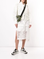 Thumbnail for your product : Sacai Lace Midi Skirt