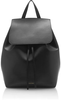 Mansur Gavriel Black Leather Backpack