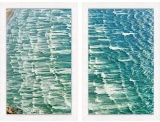 The Well Appointed House Beach Scene II Diptych Framed Wall Art