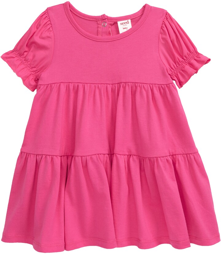 Seed Heritage Mixed Media Tiered Dress ShopStyle