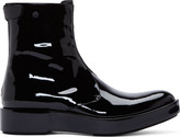 Thumbnail for your product : Jil Sander Black Patent Leather Platform Boots