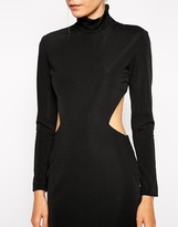 Thumbnail for your product : ASOS Solace London High Neck Taboo Mini Dress with Cut Out