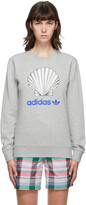 Thumbnail for your product : Noah Noah Grey adidas Edition Shell Logo Sweatshirt