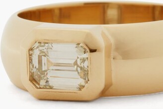 Zoë Chicco Diamond & 14kt Gold Wide-band Ring