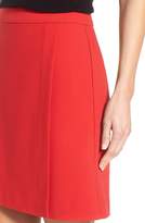 Thumbnail for your product : Halogen Wrap Front A-Line Skirt (Petite)