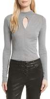 Thumbnail for your product : Frame Keyhole Silk Top