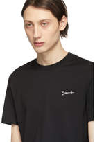 Thumbnail for your product : Givenchy Black Slim Script Logo T-Shirt