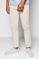 Thumbnail for your product : boohoo NEW Mens Stone Tapered Fit Chino With Stretch in