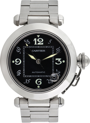 Cartier Stainless Steel Pasha C Date Watch, 35mm