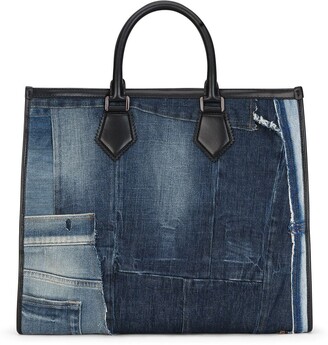 Dolce & Gabbana Patchwork-Design Denim Tote Bag