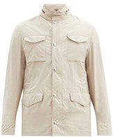 Thumbnail for your product : Brunello Cucinelli Zip-away Hood Lightweight Jacket - Beige