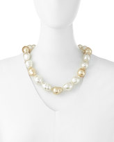 Thumbnail for your product : Majorica Two-Tone Pearly Station Necklace