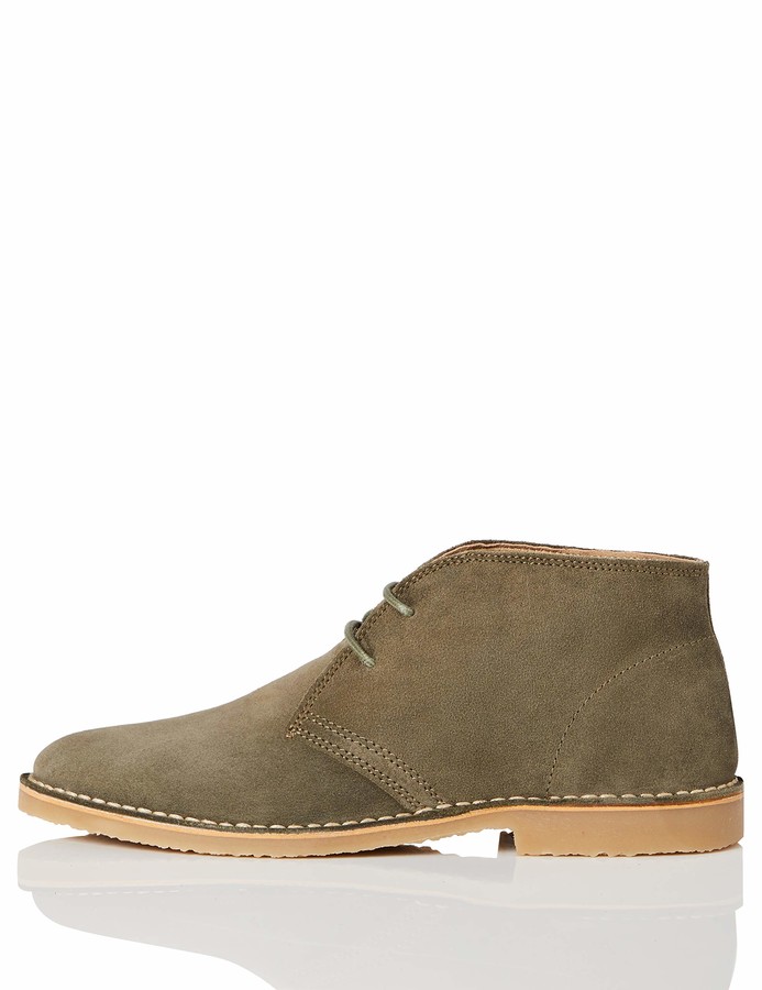 Find. Amazon Brand Men's Desert Boots Green Size: 6 UK - ShopStyle