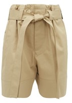 Thumbnail for your product : Colville - Tie-waist Cotton-twill Shorts - Beige