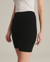 Thumbnail for your product : Naadam Recycled Cashmere Ribbed Biker Short