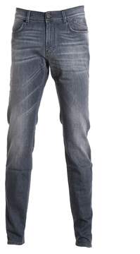 Jeckerson Men's Grey Cotton Jeans