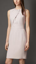 Thumbnail for your product : Burberry Twist Front Silk Dress