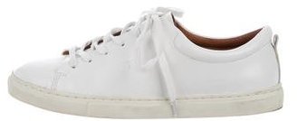 Sandro Leather Low-Top Sneakers