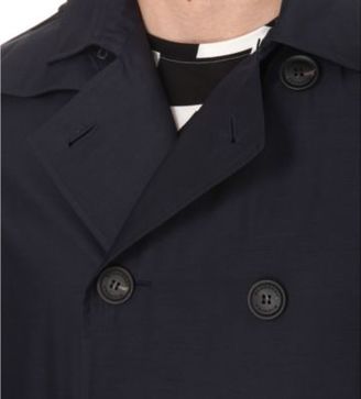 Burberry Double-breasted silk-blend trench coat