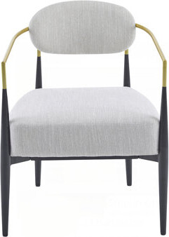 Dakota Fields Modern Upholstered Accent Armchair with Durable Iron Frame and Comfortable Pocket Spring Seat for Home Decor.