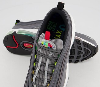 Nike Air Max 97 Trainers Graphite Obsidian Black Multi