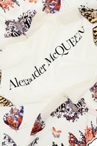 Thumbnail for your product : Alexander McQueen Butterfly Decay Silk Scarf