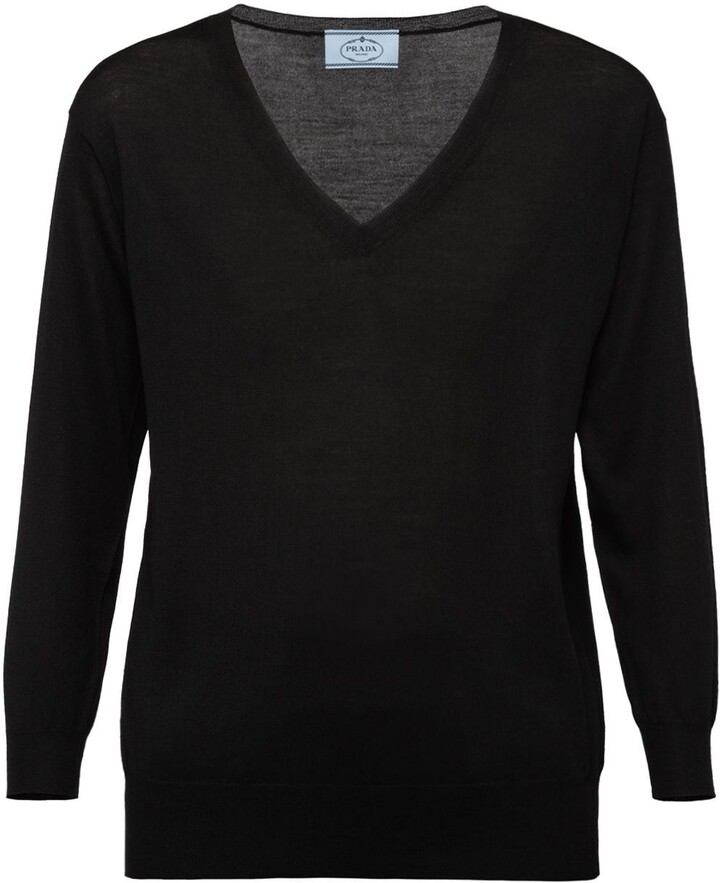 Prada V-neck sweater - ShopStyle