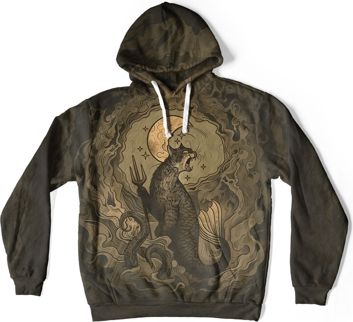 Aloha from Deer Gold God Of The Sea Oversize Hoodie