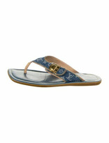 Thumbnail for your product : Louis Vuitton Monogram Studded Accents Sandals Blue