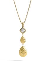 Thumbnail for your product : John Hardy Classic Chain Hammered Pendant Necklace with Diamonds