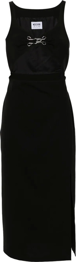 Moschino Decorative Hook Midi Dress